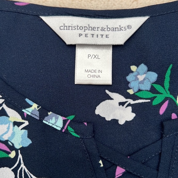 Christopher and Banks Sleeveless Blouse - Picture 2 of 5